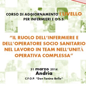 CORSO DI AGGIORNAMENTO I° LIVELLO